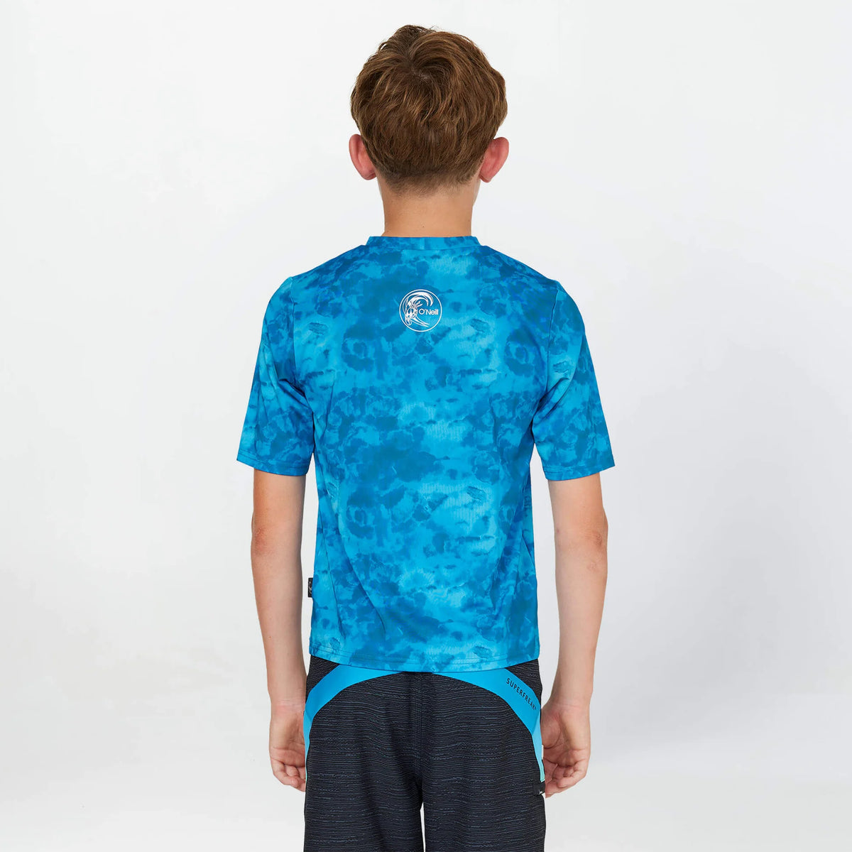 O'Neill Boy's Dopedye UV Short Sleeve Rash Shirt