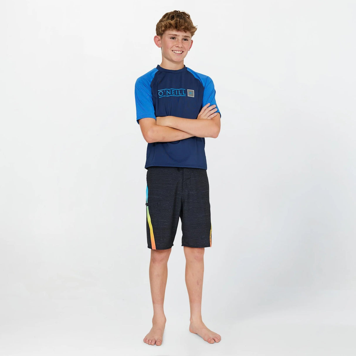O'Neill Boy's Reactor Short Sleeve Rash Vest