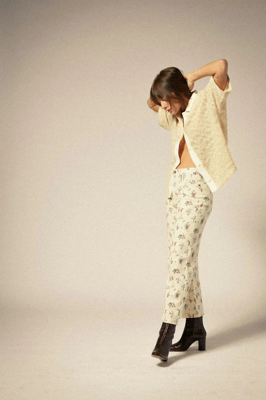 Brixton Womens Margo Cropped 5-Pocket Pant