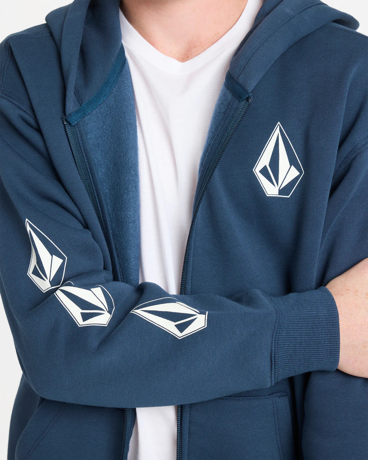 Volcom Boys (8-16) Iconic Stone Zip Up Hoodie