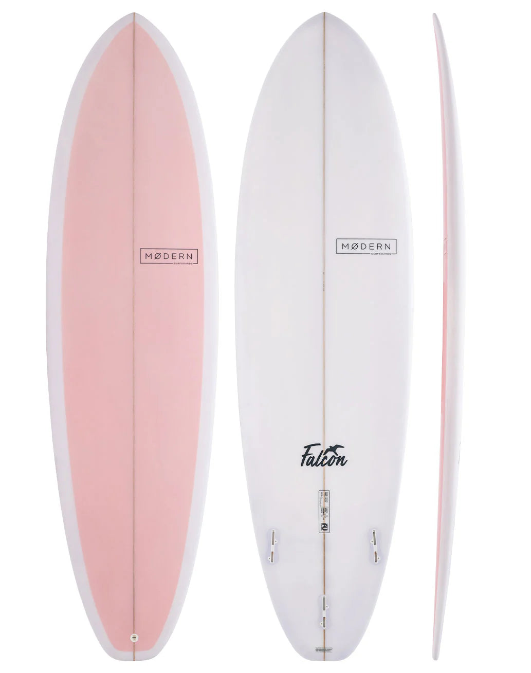 Modern Falcon PU Surfboard Coloured - Fins Included
