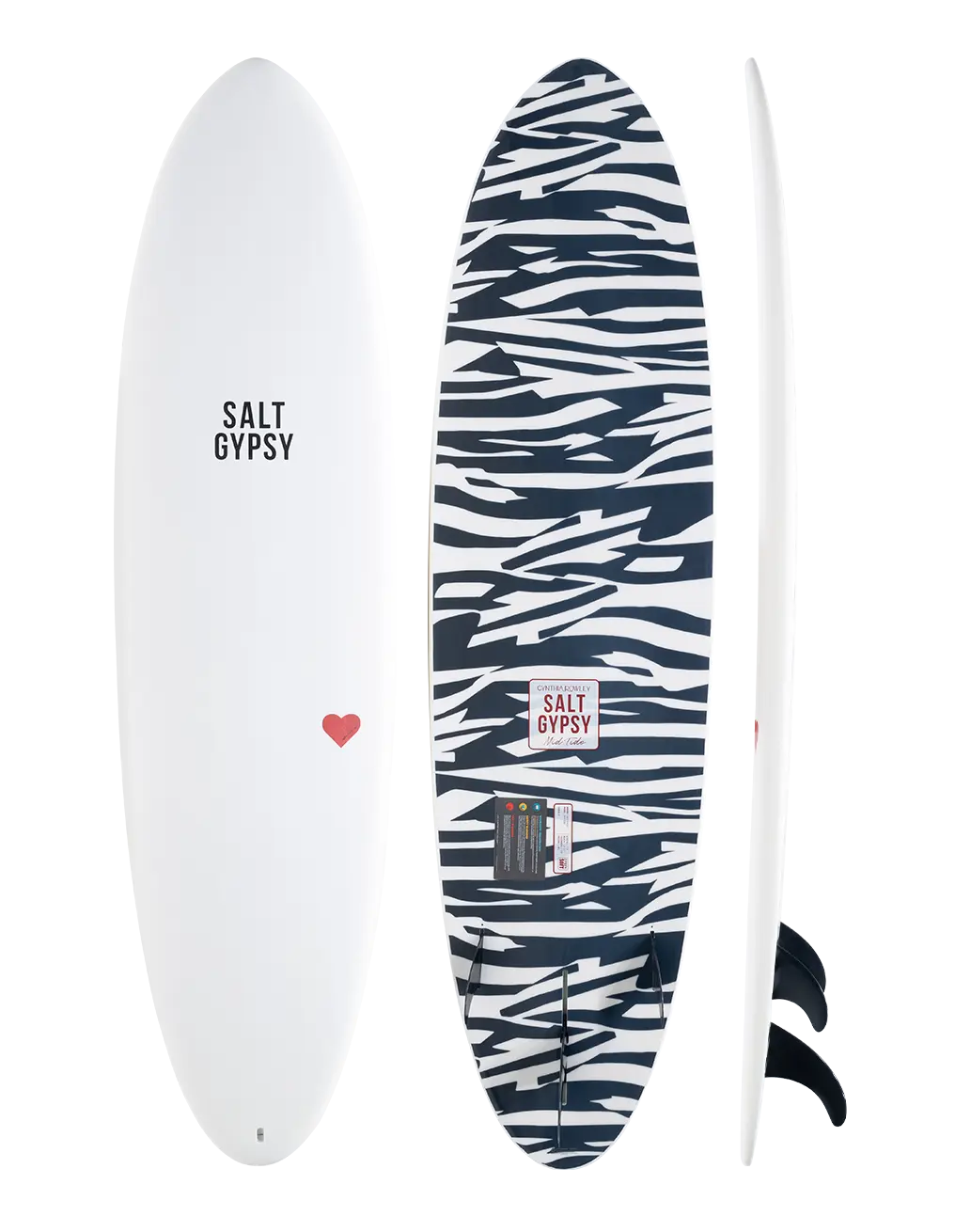 Salt Gypsy Mid Tide Epoxy Softboard - Fins Included