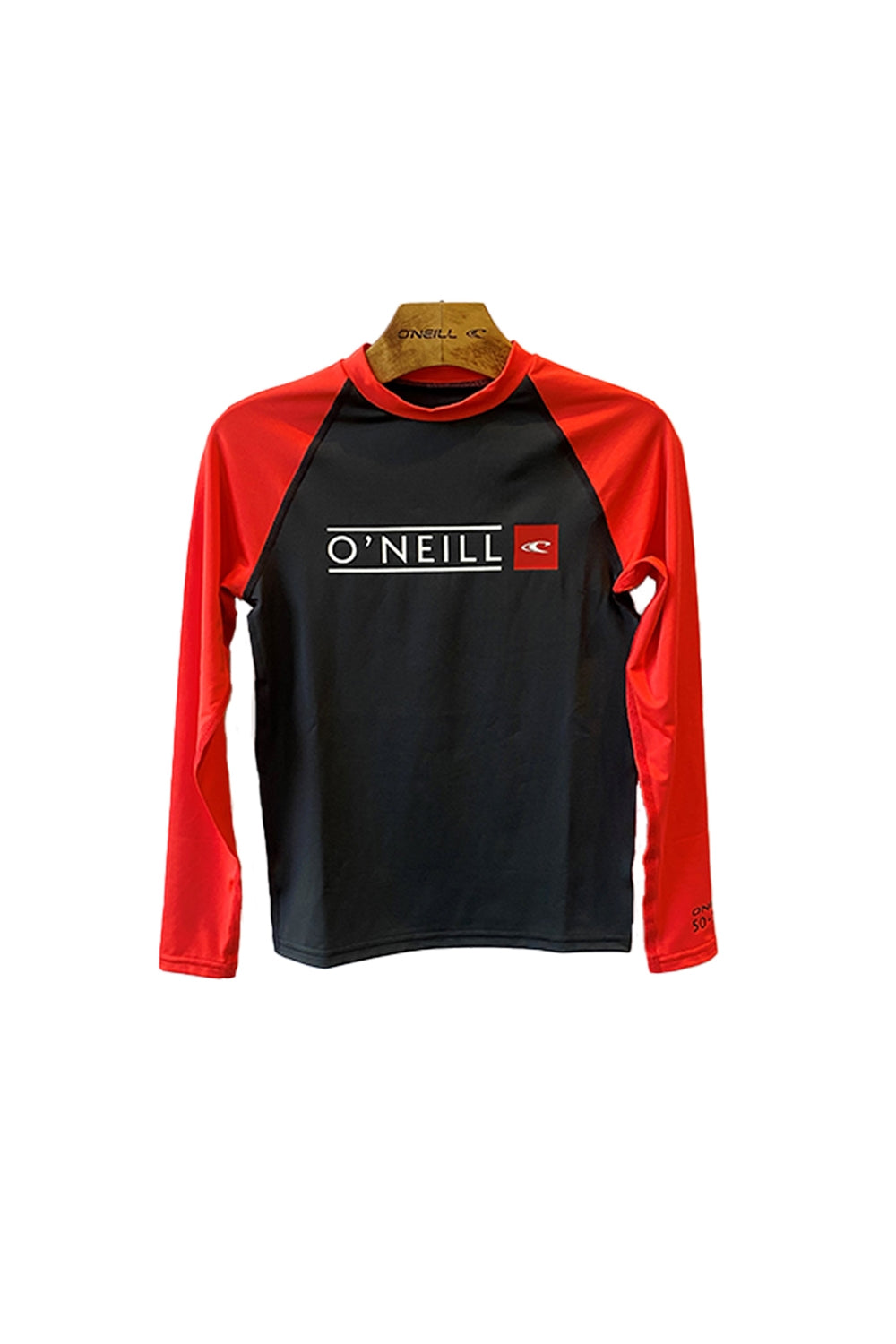 O'Neill Boys Reactor Block UV Long Sleeve Rash Vest