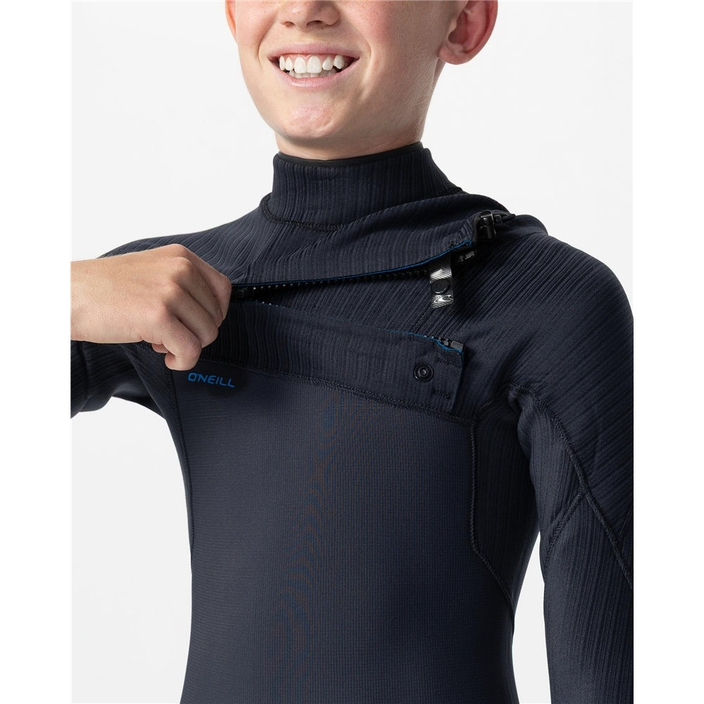 O'Neill Boys 4/3mm+ Hyperfreak Chest Zip Steamer