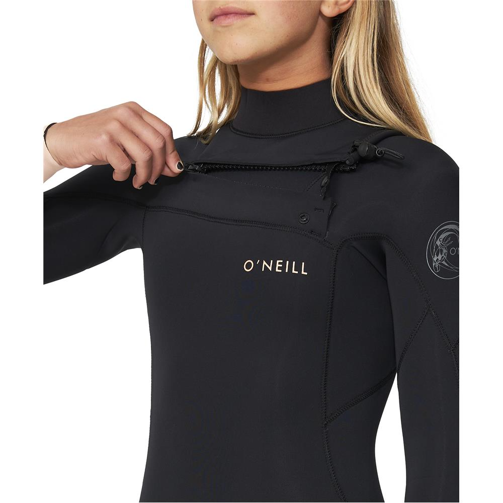 O'Neill Girls Bahia Chest Zip Full 3/2mm Steamer