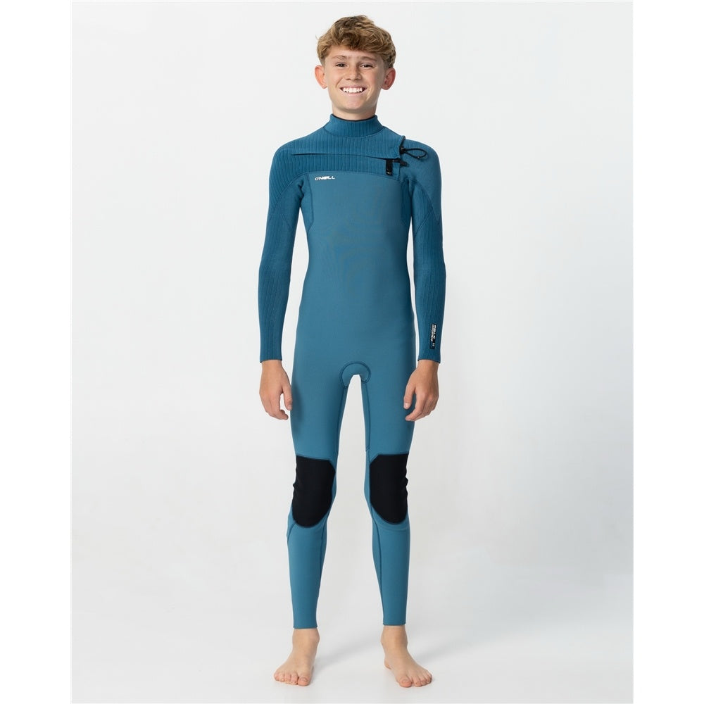 O'Neill Boys 4/3mm+ Hyperfreak Chest Zip Steamer