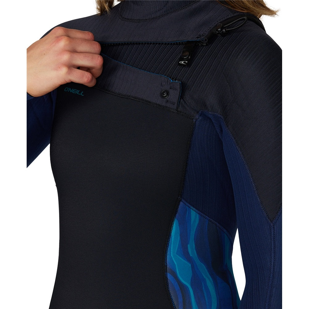 O'Neill Womens Hyperfreak Chest Zip Full 3/2+ Steamer