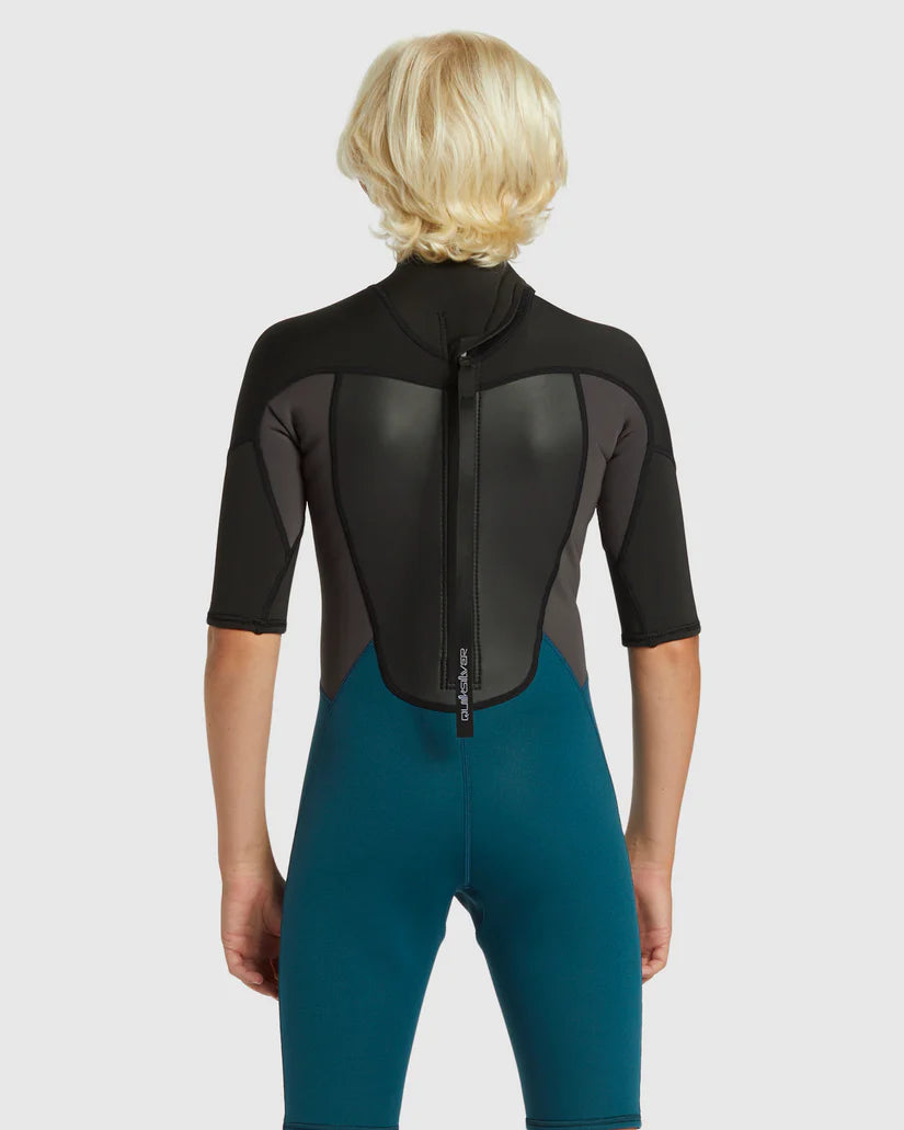 Quiksilver Boys (8-16) 2/2mm Everyday Sessions Short Sleeve Back Zip Springsuit