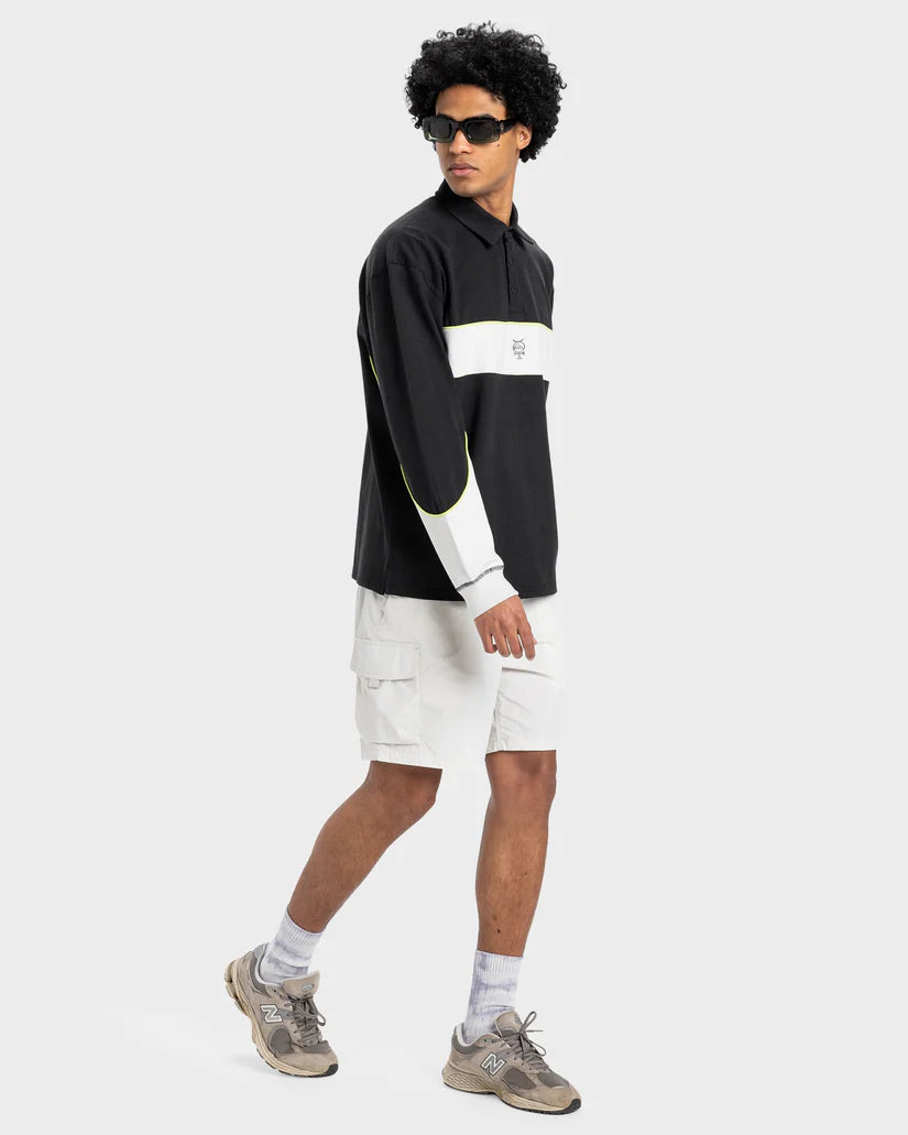 Quiksilver Mens Mercury Rugby Long Sleeve Shirt