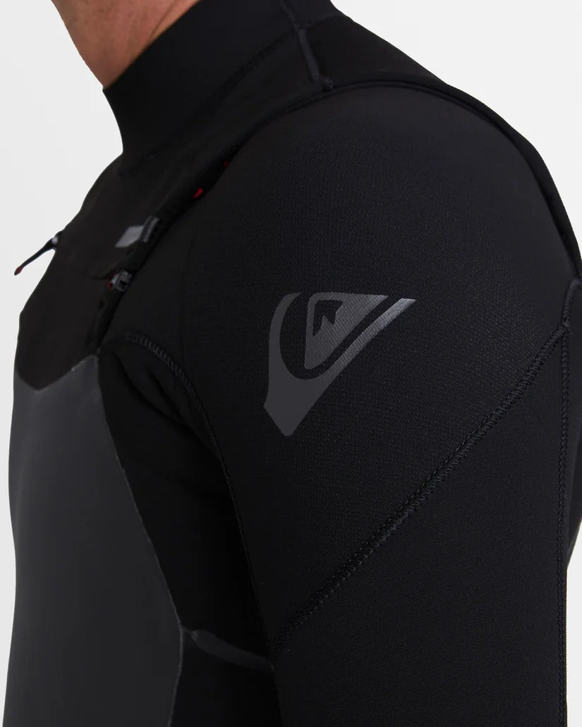 Quiksilver Mens 3/2mm Marathon Sessions Chest Zip Wetsuit