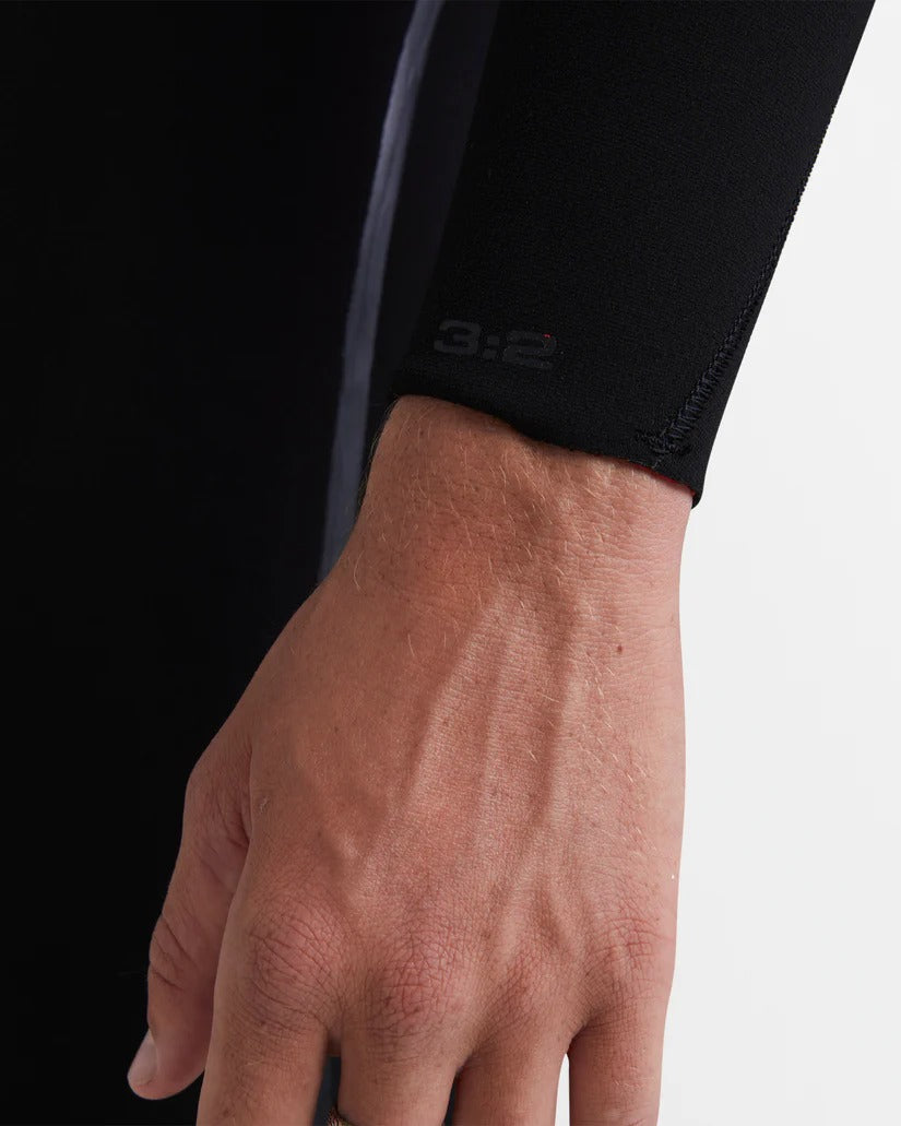 Quiksilver Mens 3/2mm Marathon Sessions Chest Zip Wetsuit