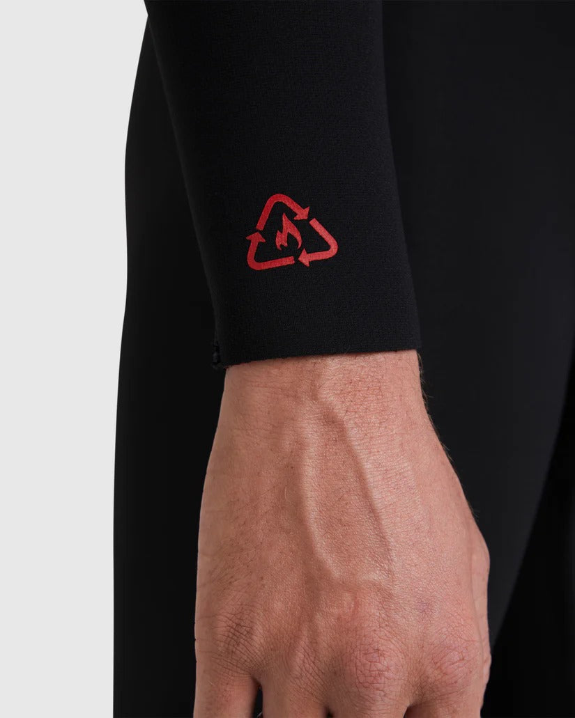 Quiksilver Mens 3/2mm Marathon Sessions Chest Zip Wetsuit