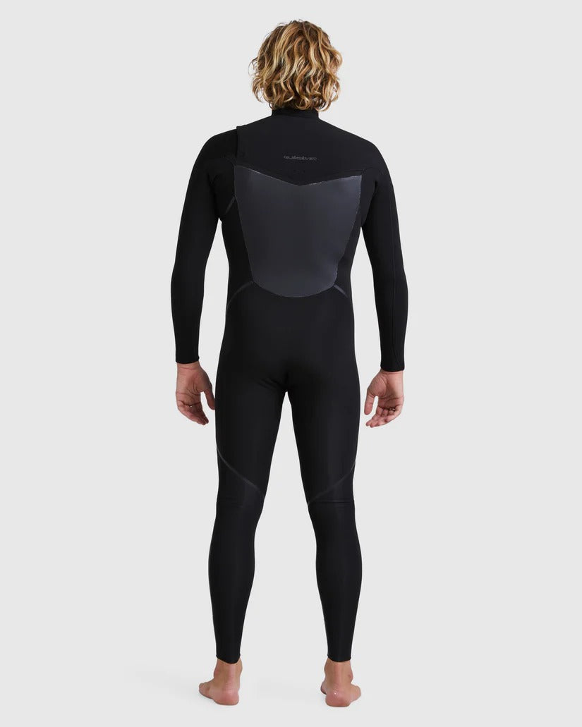 Quiksilver Mens 3/2mm Marathon Sessions Chest Zip Wetsuit