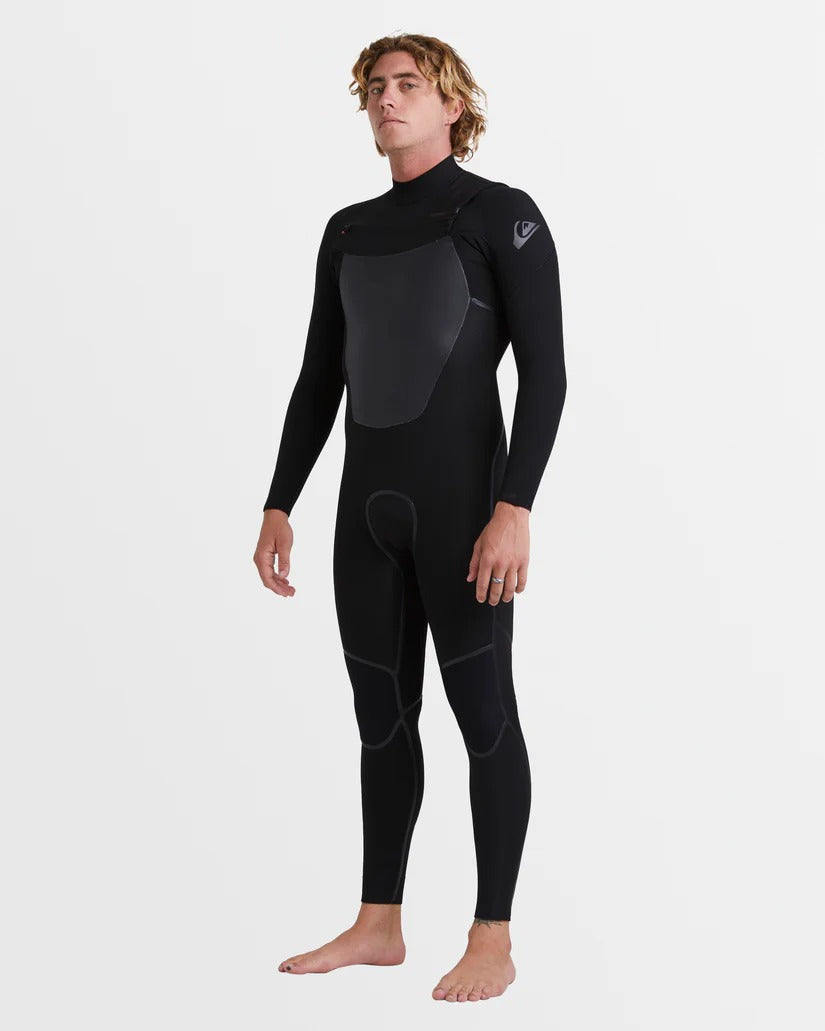 Quiksilver Mens 3/2mm Marathon Sessions Chest Zip Wetsuit