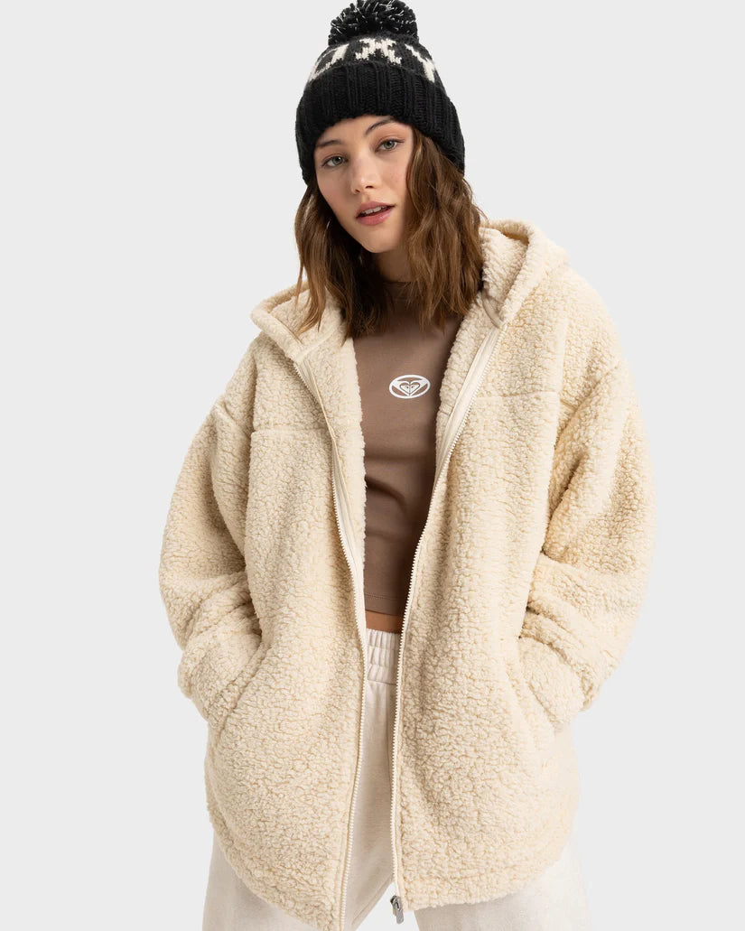 ROXY Womens Weekend Plans Polar Fleece Jacket