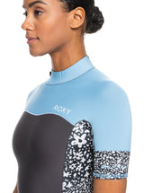 ROXY Womens 2mm Swell Series Short Sleeve Back Zip Springsuit