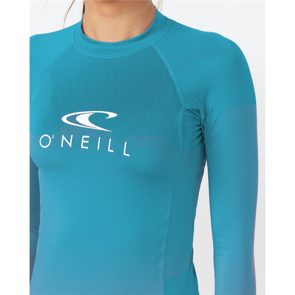 O'Neill Girls Classic UV Long Sleeve Rash Vest