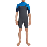 O'Neill Boys Hyperfreak 2mm Short Sleeve Chest Zip Springsuit