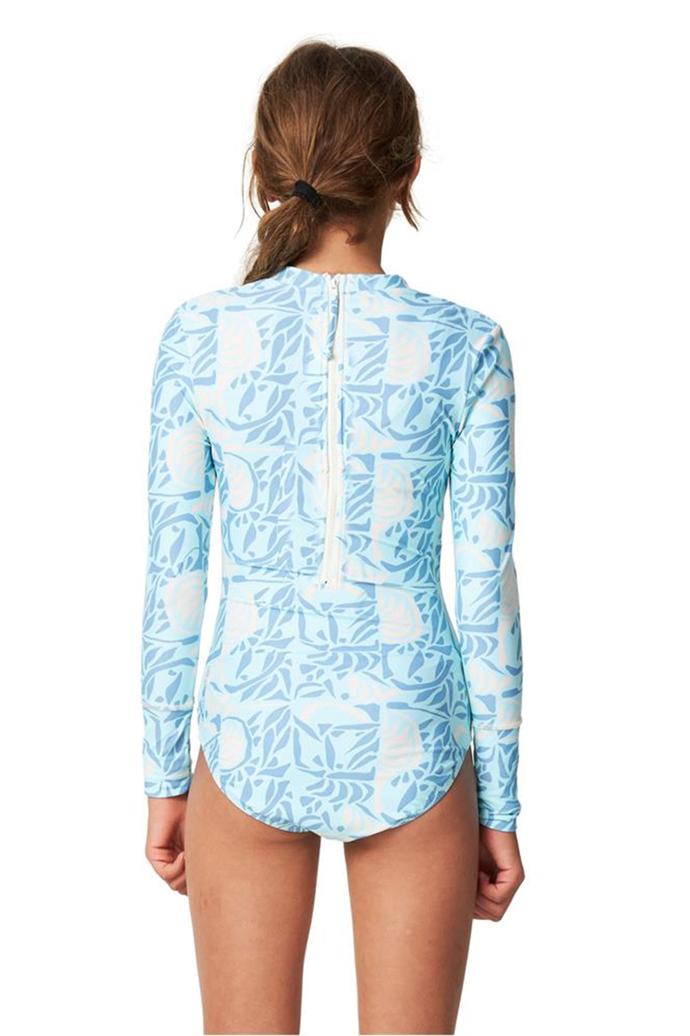 O'Neill Girls Bahia Lycra Back Zip Long Sleeve Surfsuit