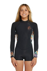 O'Neill Girls Bahia 2mm Long Sleeve Mid Springsuit Wetsuit