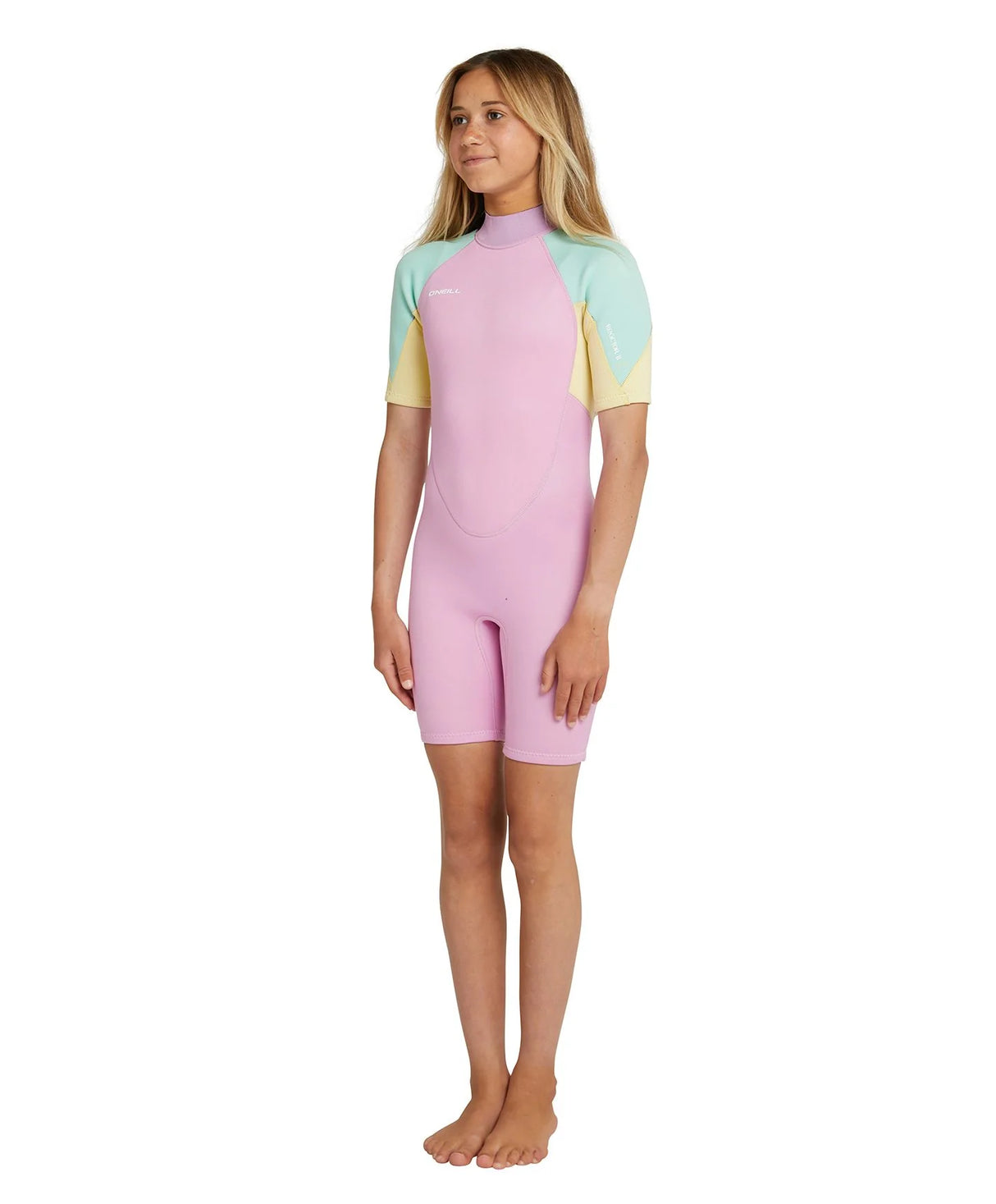 O'Neill 2mm Girls Reactor II Back Zip Short Sleeve Spring Suit