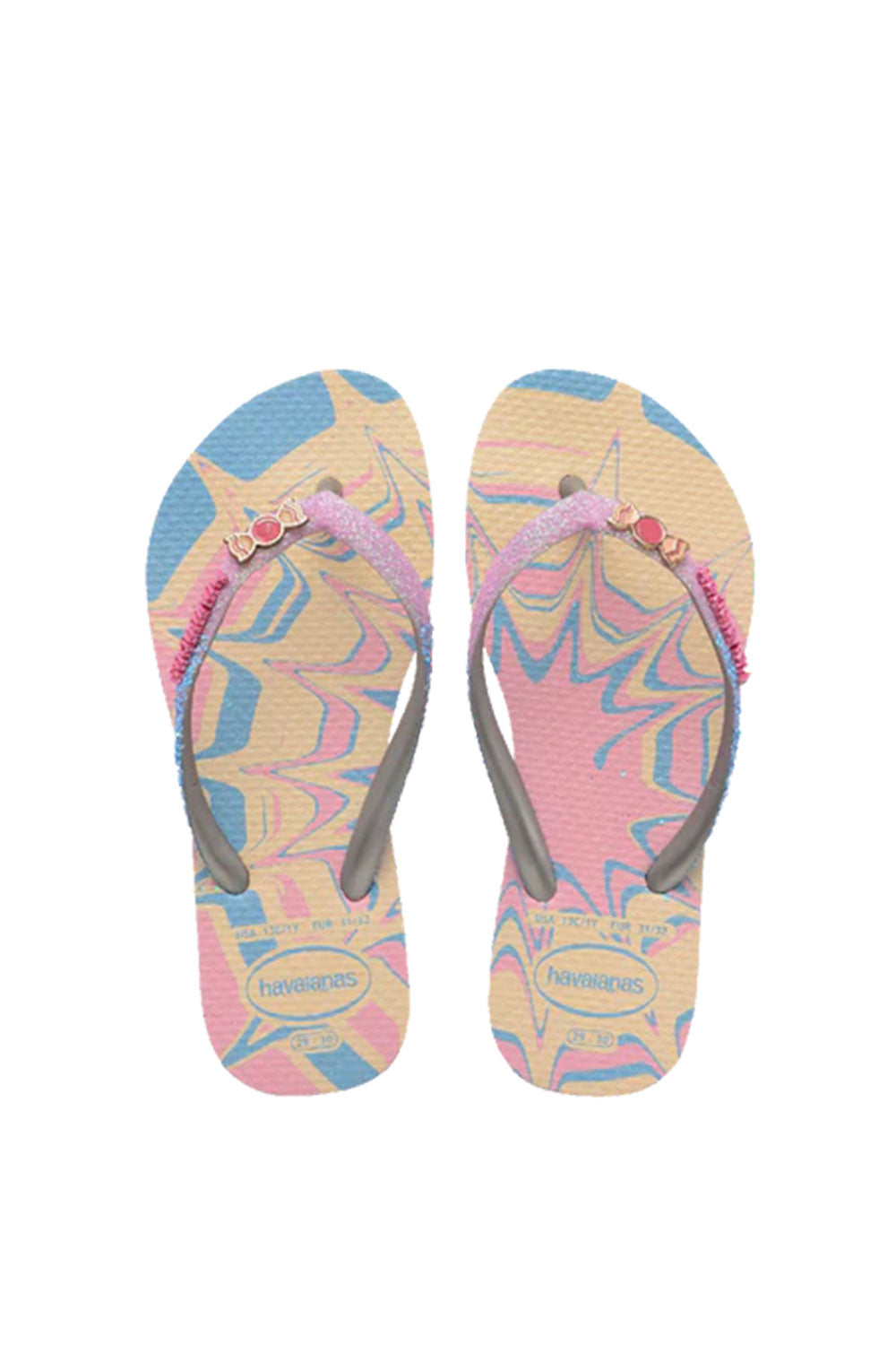 Havaianas Kids Slim Glitter Trendy Thongs