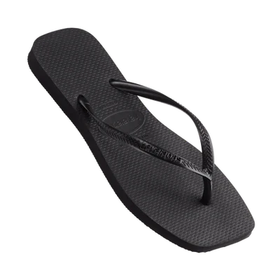 Havaianas Womens Slim Square Solid Thongs