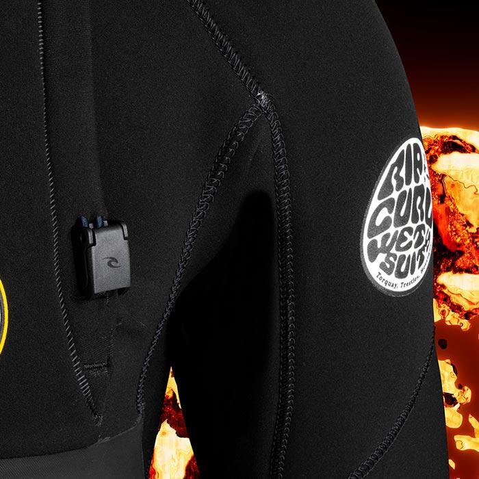 Rip Curl Heatseeker Flashbomb 3/2mm Zip Free Steamer