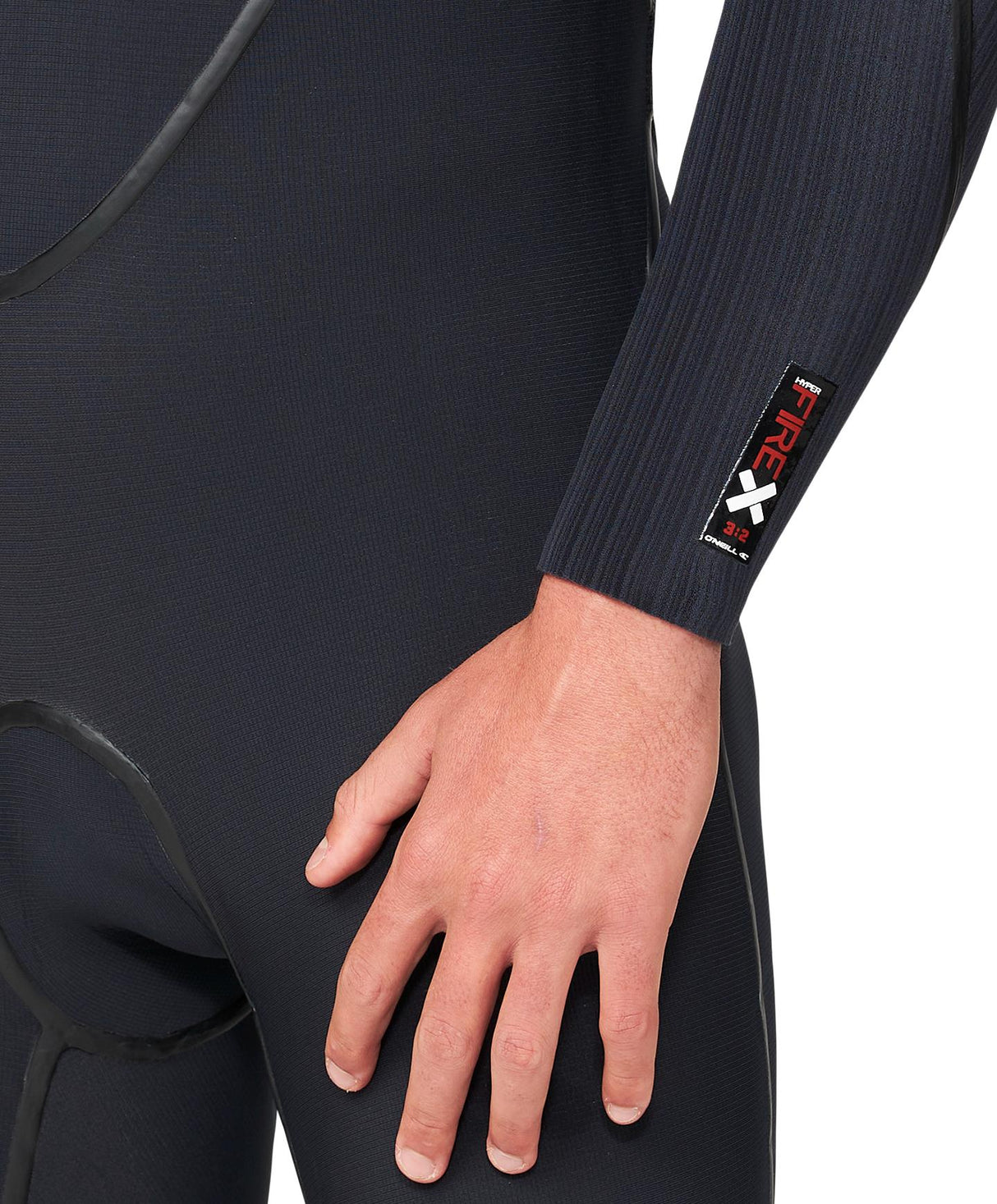 O'Neill Mens HyperFire X 3/2mm Steamer Back Zip Wetsuit