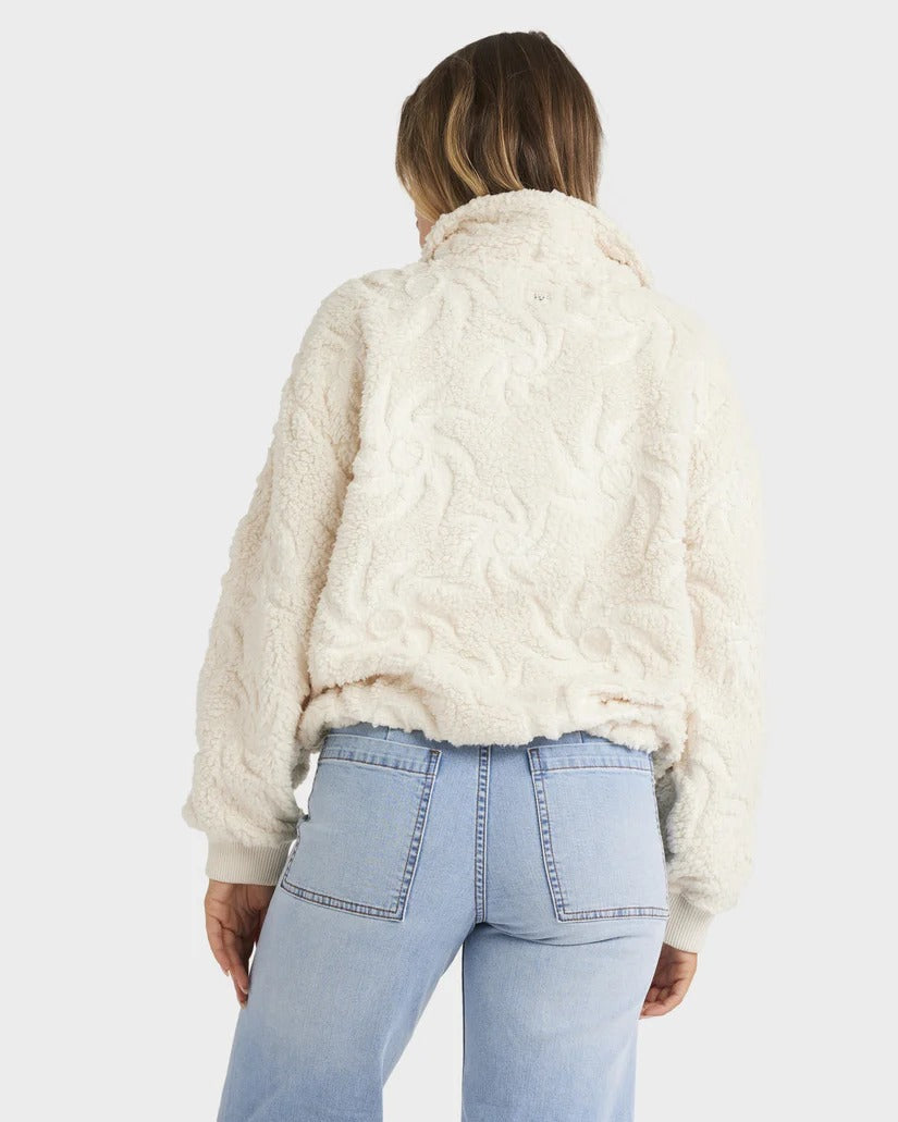 Billabong Womens Sun Trippin Half Zip Fleece Pullover