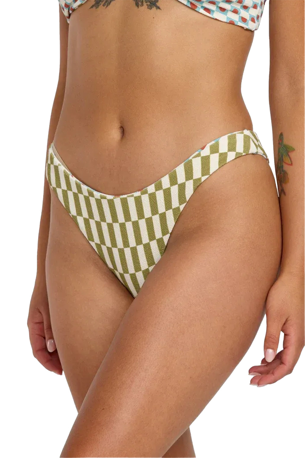 RVCA Womens Strange Ways Medium French Bikini Bottom