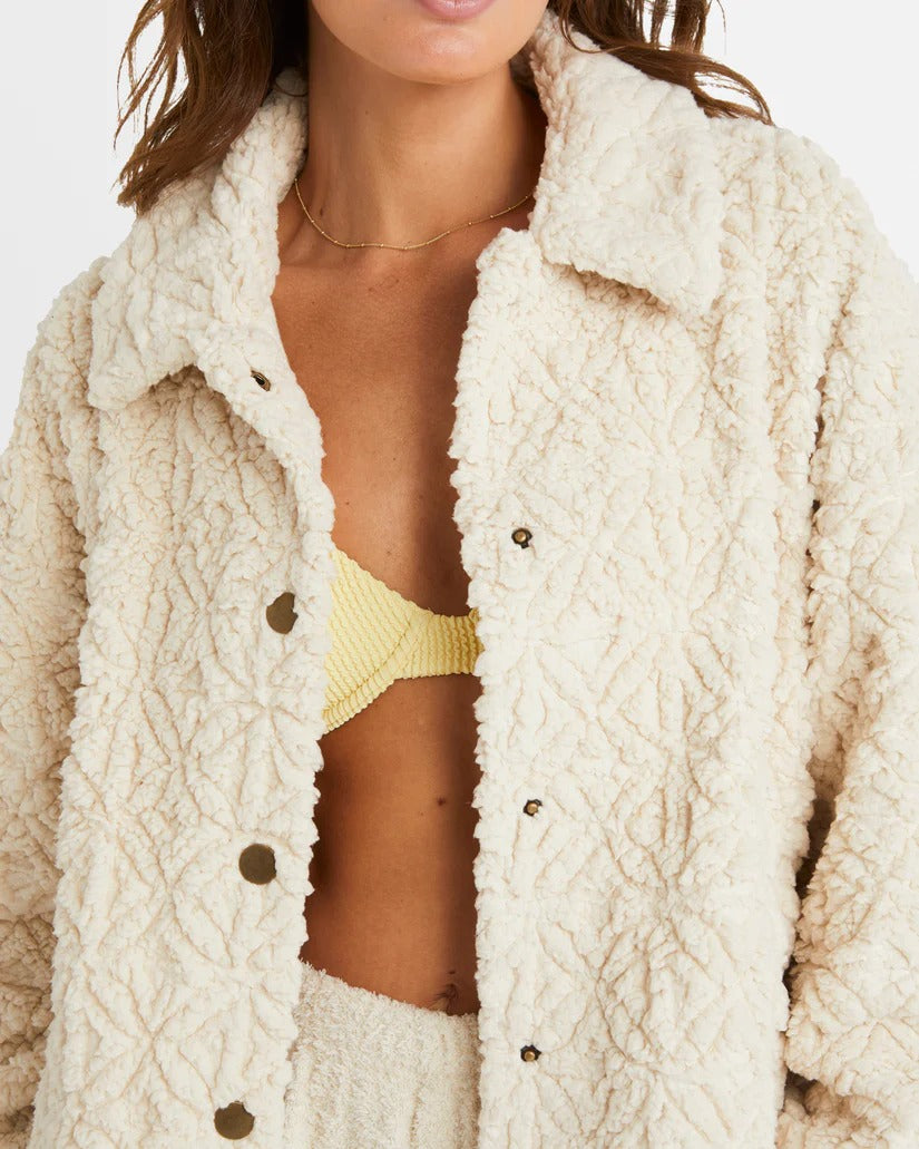 Billabong Womens Ride Cozy Sherpa Jacket