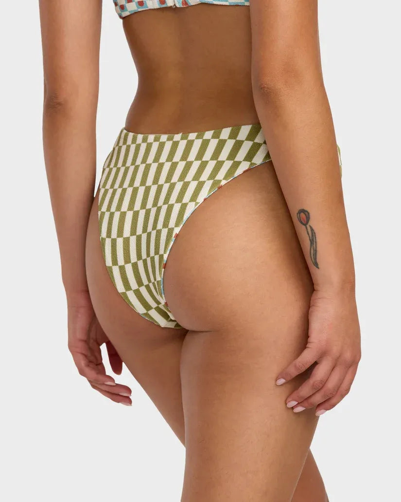 RVCA Womens Strange Ways Medium French Bikini Bottom