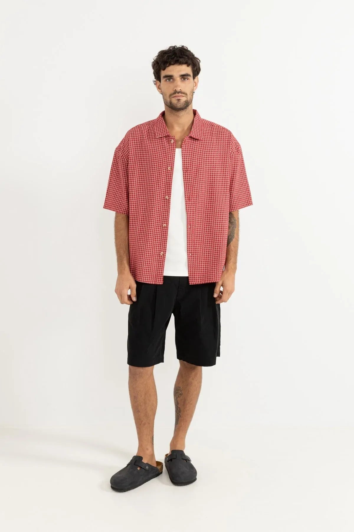 Rhythm Rowen Check S/S Shirt