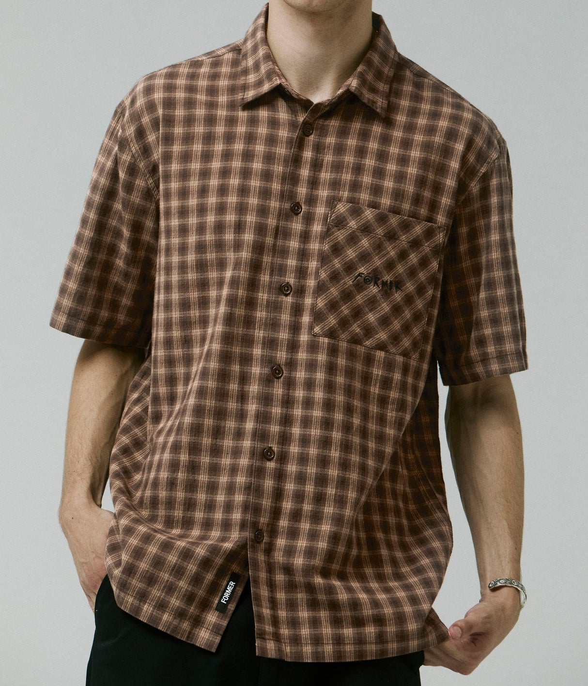 Former Manners Check Short Sleeve Shirt