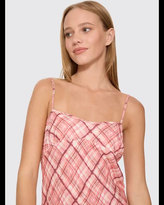 Thrills Tarnished Rose Mini Dress