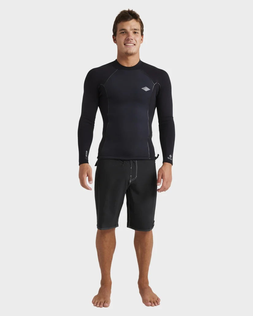 Billabong Mens 1/1mm Revolution Pro Long Sleeve Wetsuit Top