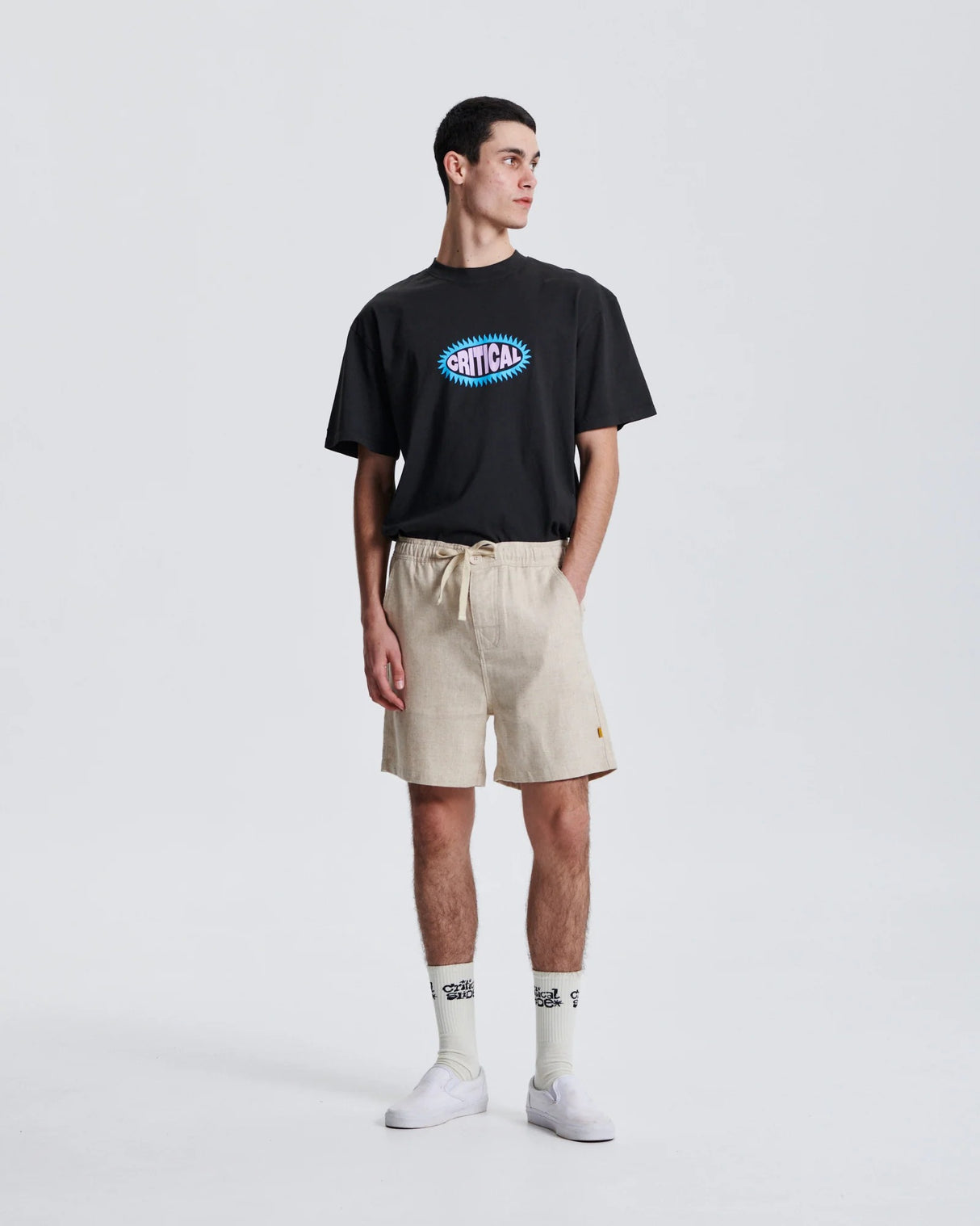 The Critical Slide Society Cruiser Linen Short