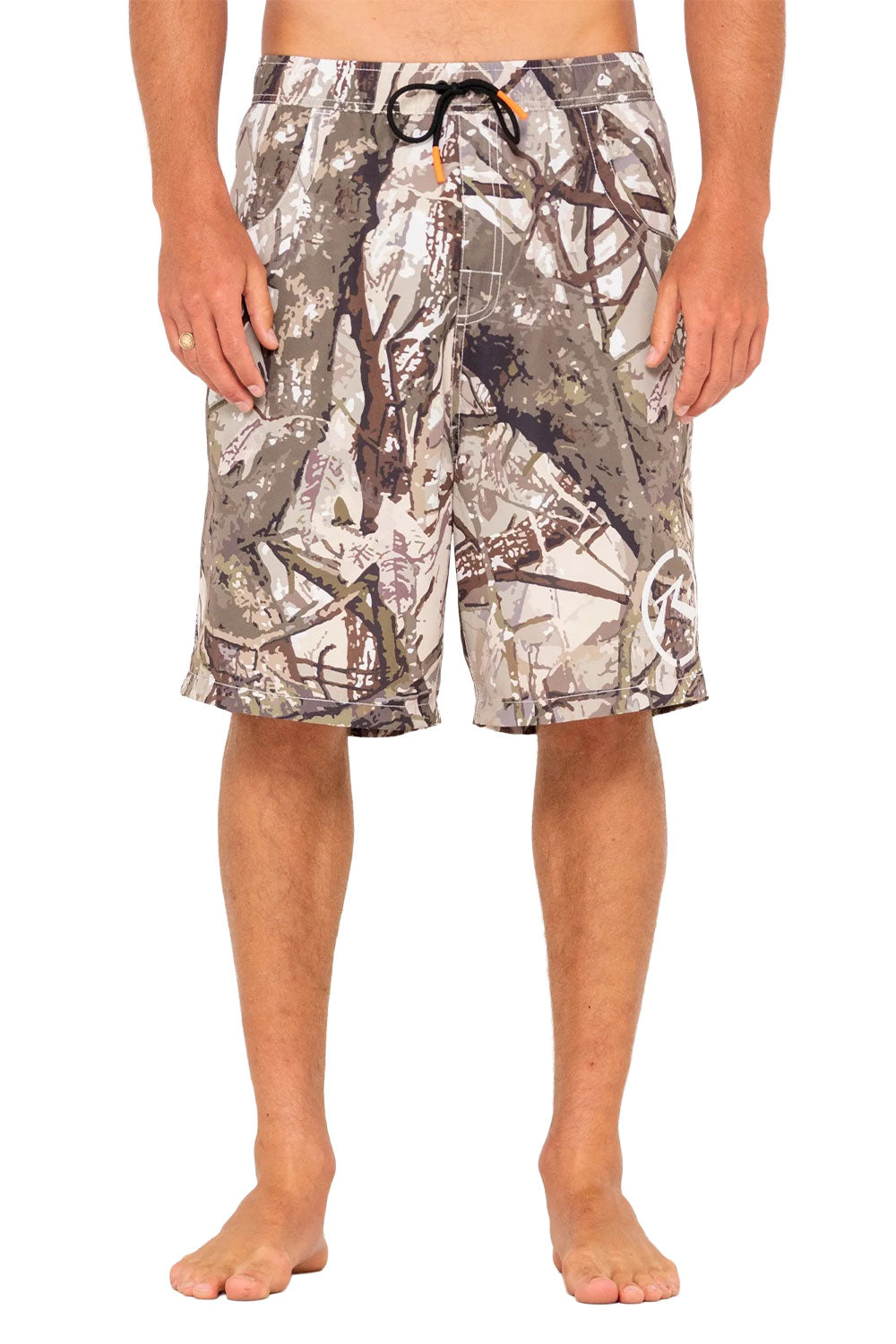 Rusty Mens Flip Rambo 22" Elastic Waist Camo Boardshort