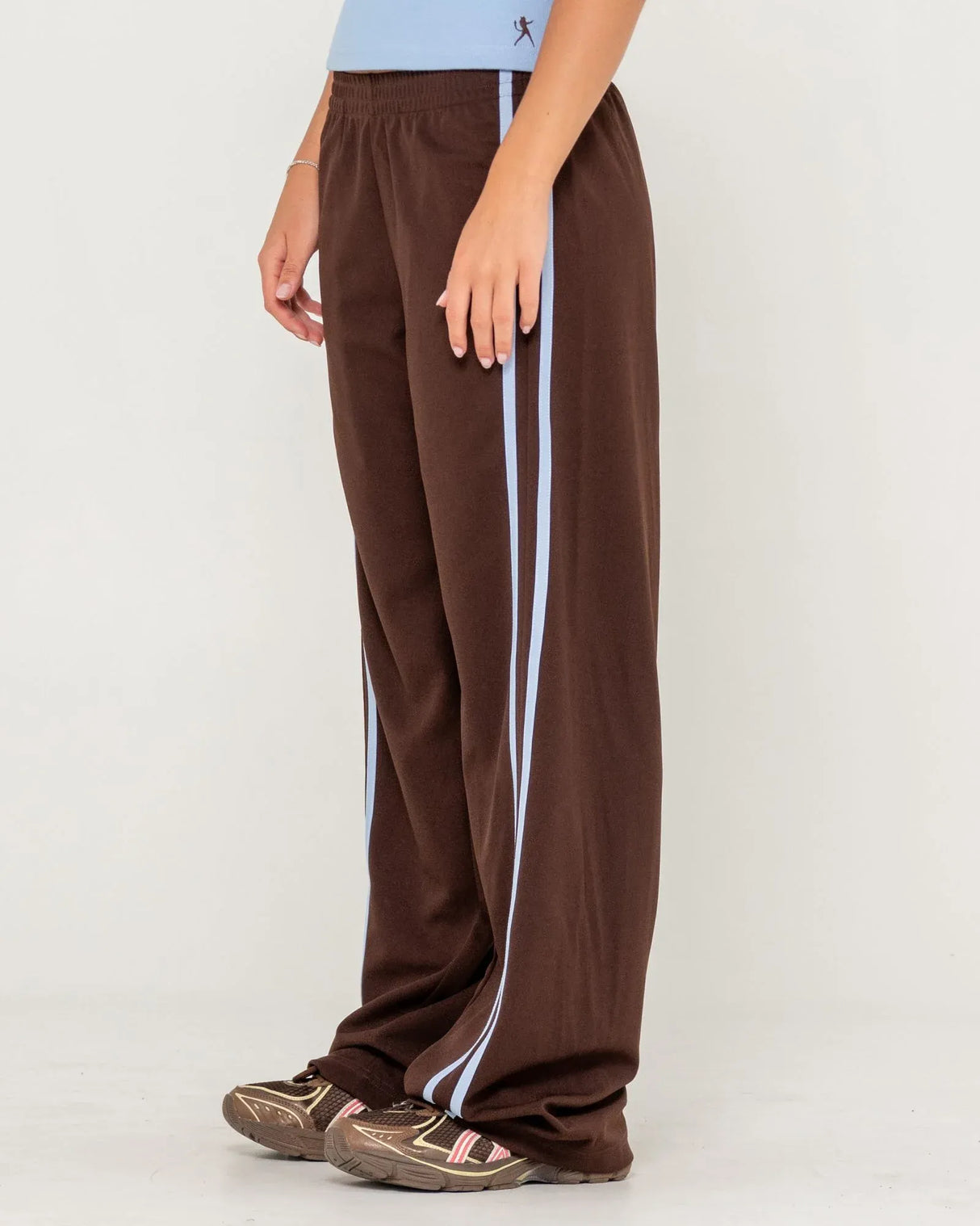 Rusty Bronson Side Stripe Low Rise Trackpant