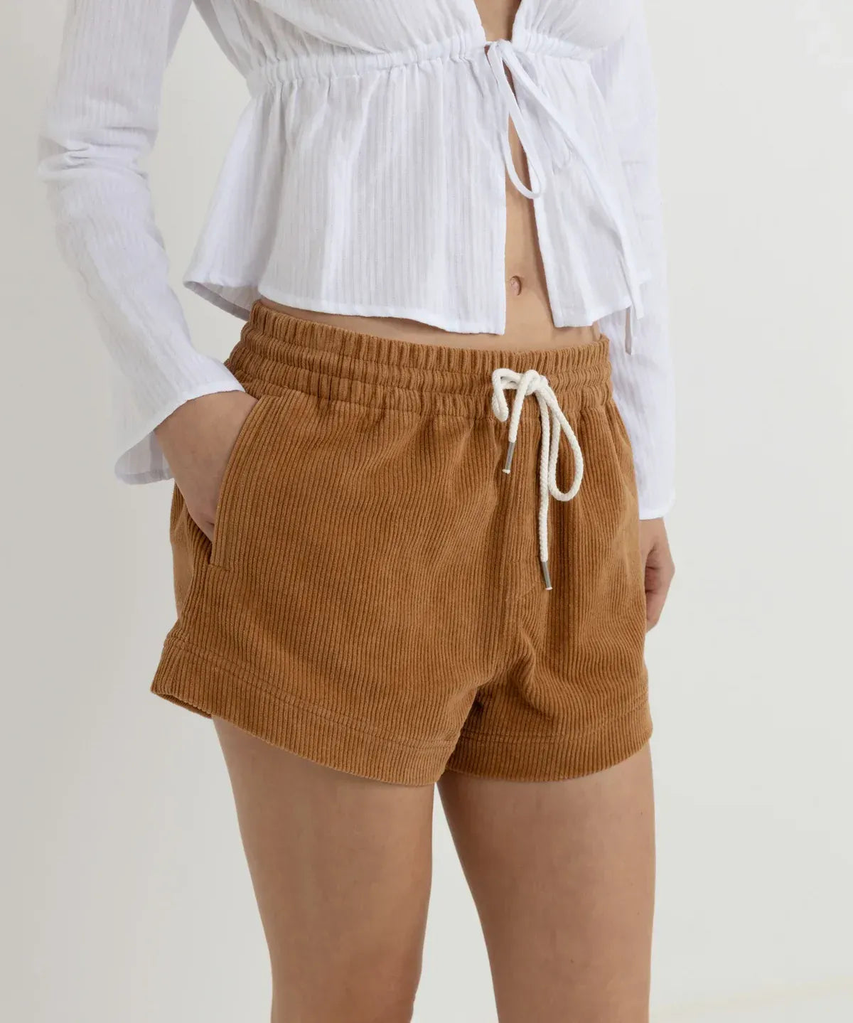 Rhythm Womens Cord Sundown Everyday Short