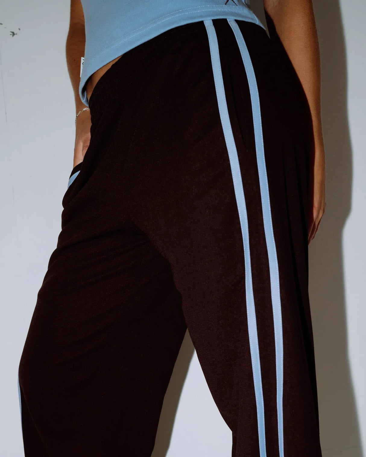 Rusty Bronson Side Stripe Low Rise Trackpant