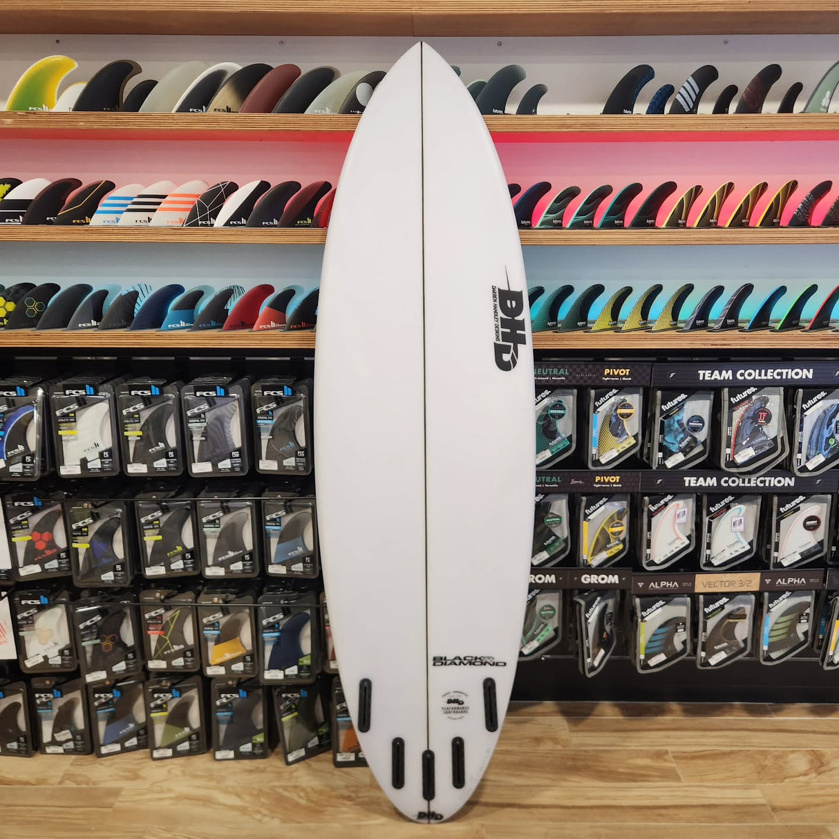 6'8 DHD Black Diamond #7777 - Used Surfboard