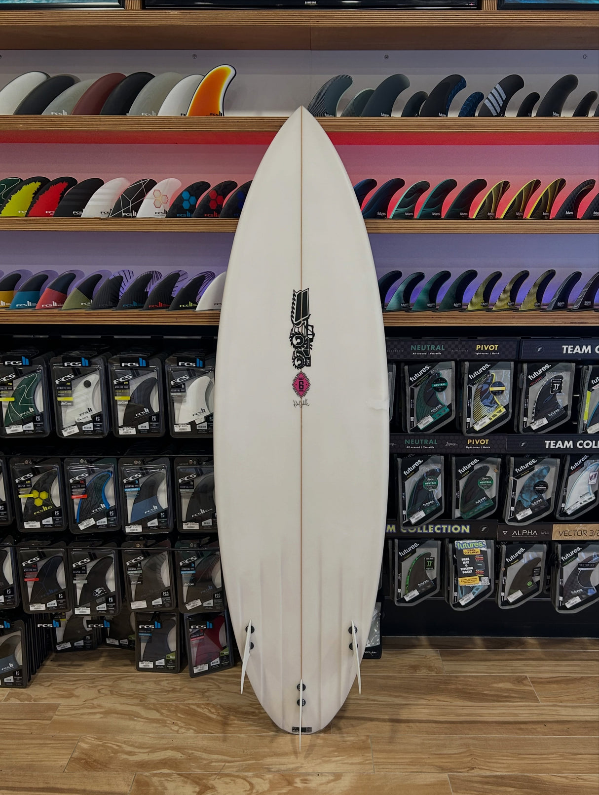 6'2 JS Raging Bull - Limited Edition Channel Bottom #8077 - Used Surfboard