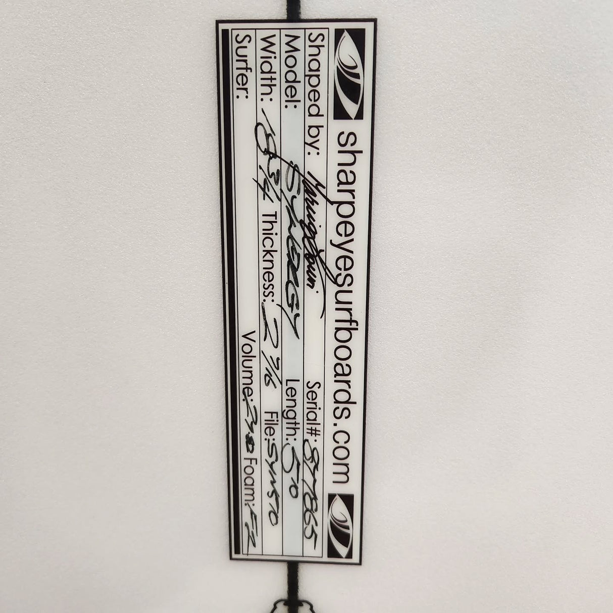 5'10 Sharpeye Synergy #7810 - Used Surfboard