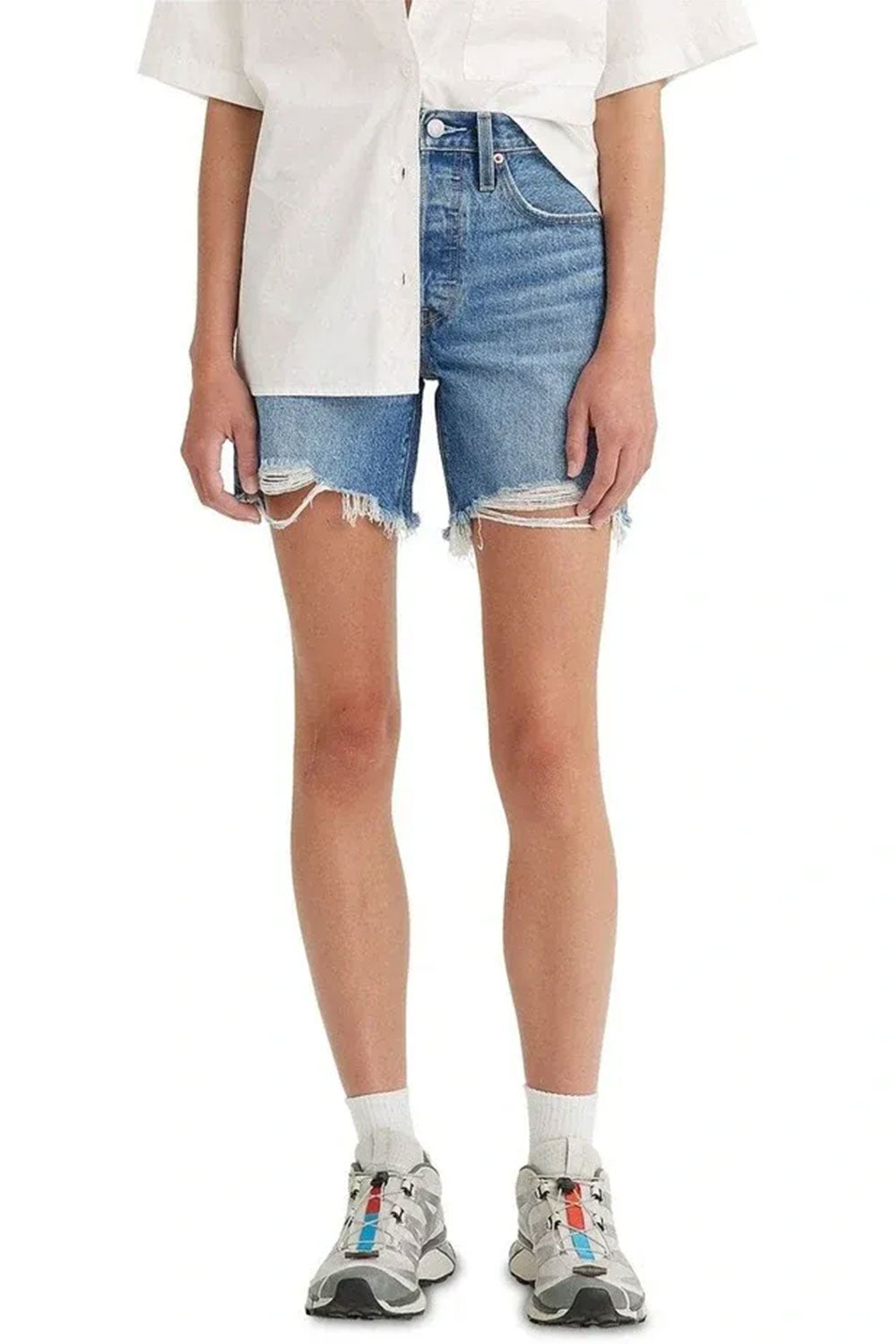 Levi's Womens 501 Mid Thigh Short