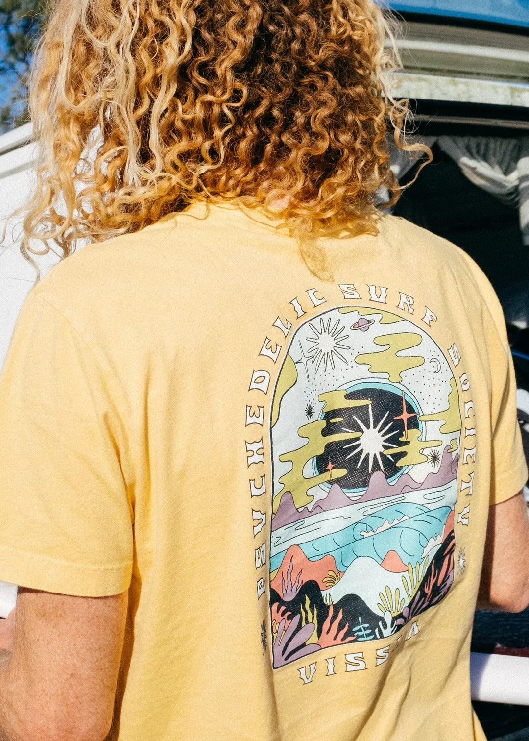 Vissla Mens Lucid Dreams Cosmic Tee