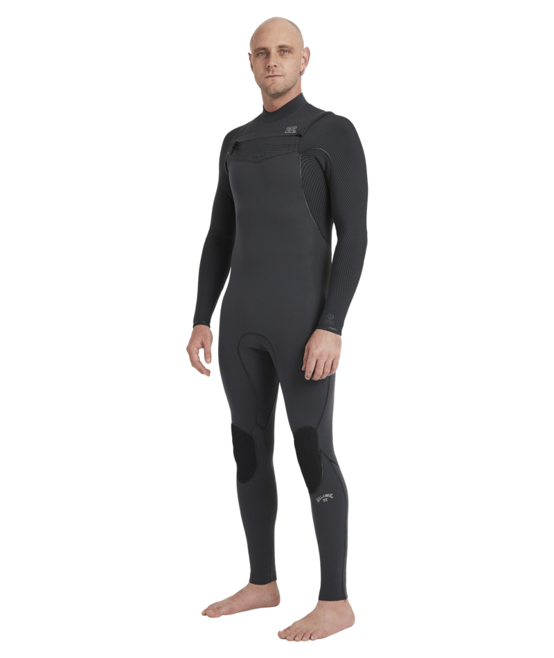 Billabong Mens 3/2mm Furnace Natural Chest Zip Steamer