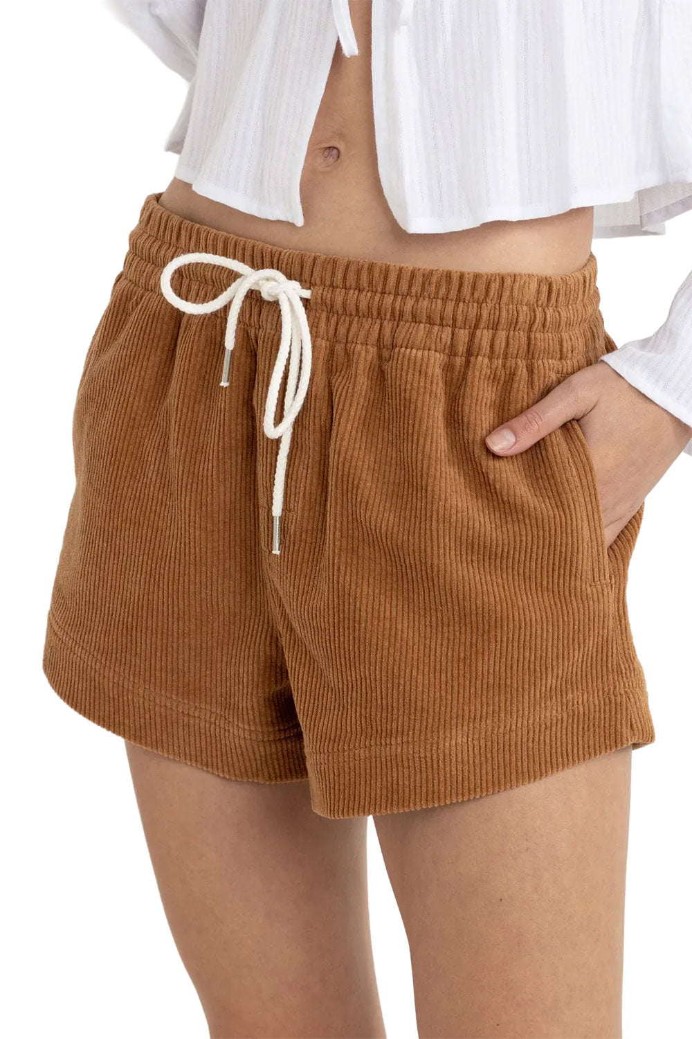 Rhythm Womens Cord Sundown Everyday Short