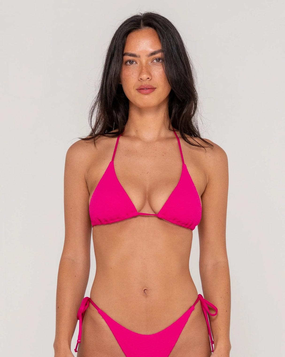 Rusty Sandalwood Multiway Triangle Bikini Top